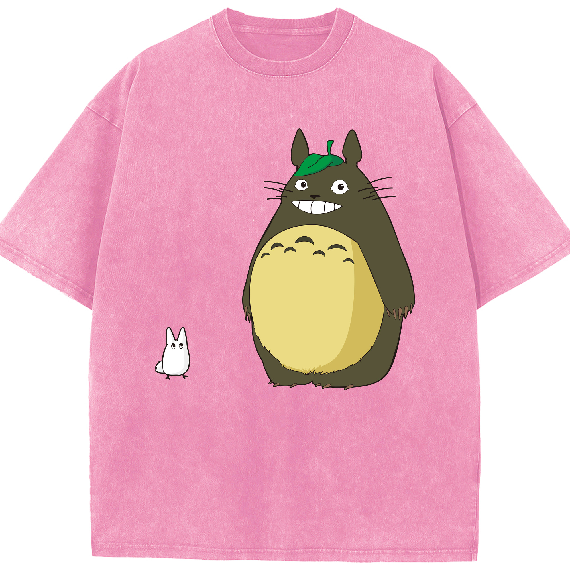 （画像用） となりのトトロ 草壁メイ 草壁サツキ My Neighbor Totoro Satsuki Kusakabe Mei Kusakabe 綿100% ヴィンテージ風 半袖Tシャツ（フロントプリント）